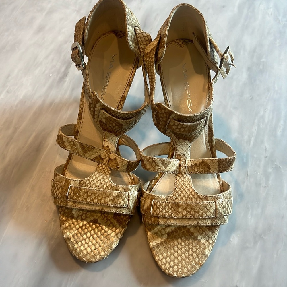 Via Spiga snake skin shoes